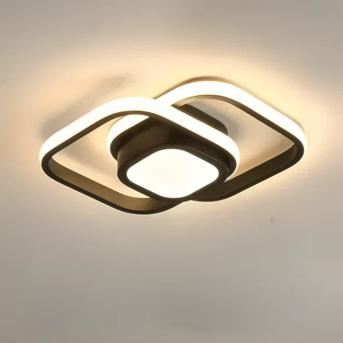 Frendorf | Moderne LED Taklampe med Dobbel Ringdesign - Twilight Rings