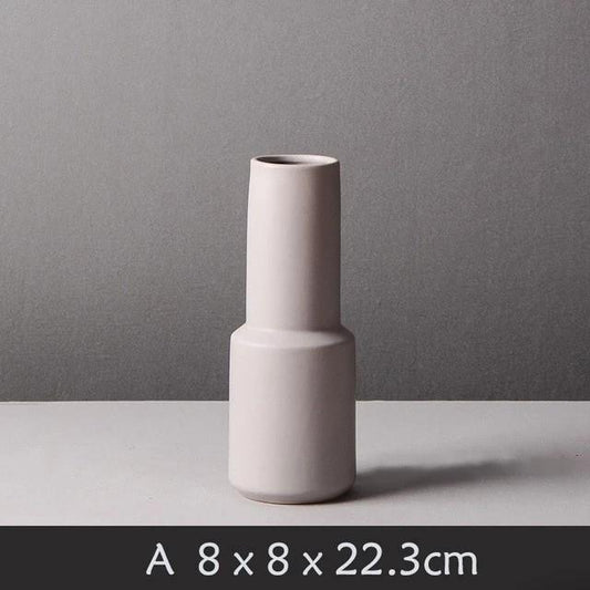 Norvo Vaser med moderne design | Tidløs matt finish | Dekorative keramikkvaser | Elegante interiørtilbehør