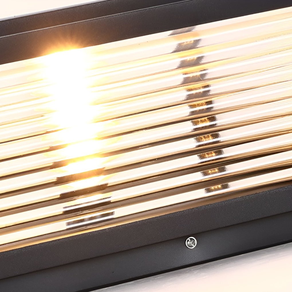 Norvo | Dekorativ postlampe med kvadratisk glasskjerm