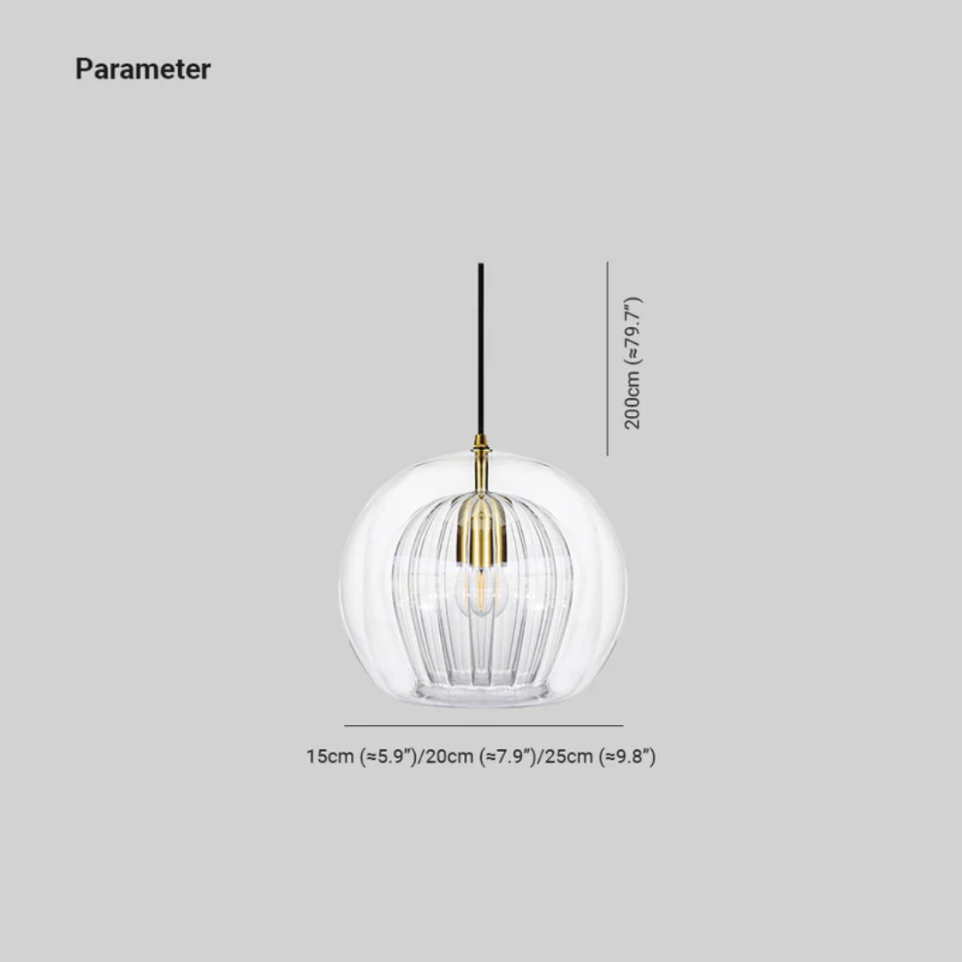 Norvo | Moderne Sferisk LED Pendellampe - Aurora Sphere