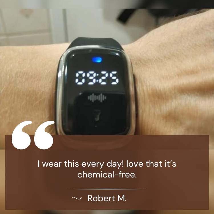 Norvo | Ultrasonisk myggavvisende armbånd | Lett, værbestandig og ideell for utendørsaktiviteter