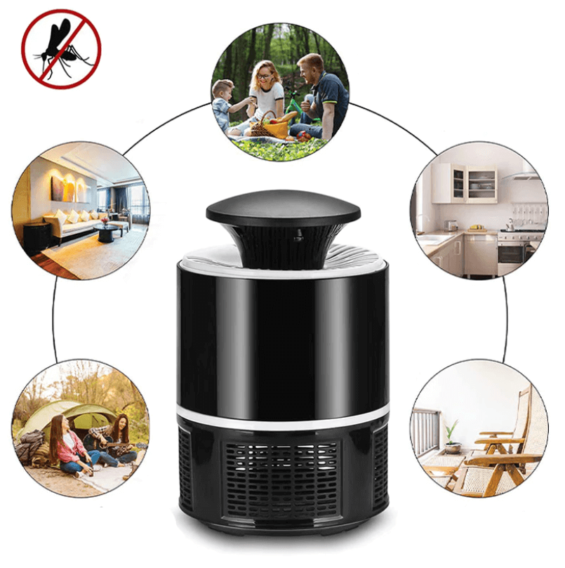 Norvo | Myggfanger – Stille UV Mygglampe for Giftfri Beskyttelse