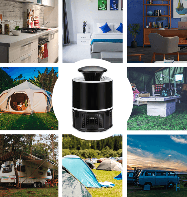 Norvo | Myggfanger – Stille UV Mygglampe for Giftfri Beskyttelse