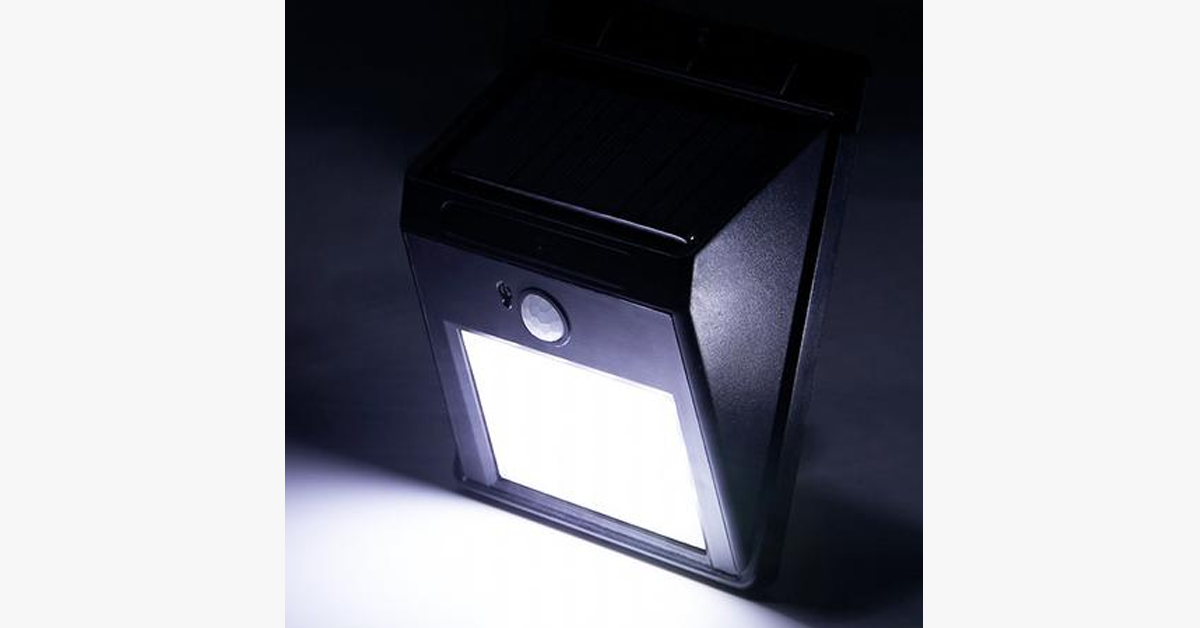 Norvo | Solar LED Sensor Vegglampe – Gjør din del for miljøet og øk sikkerheten i området ditt