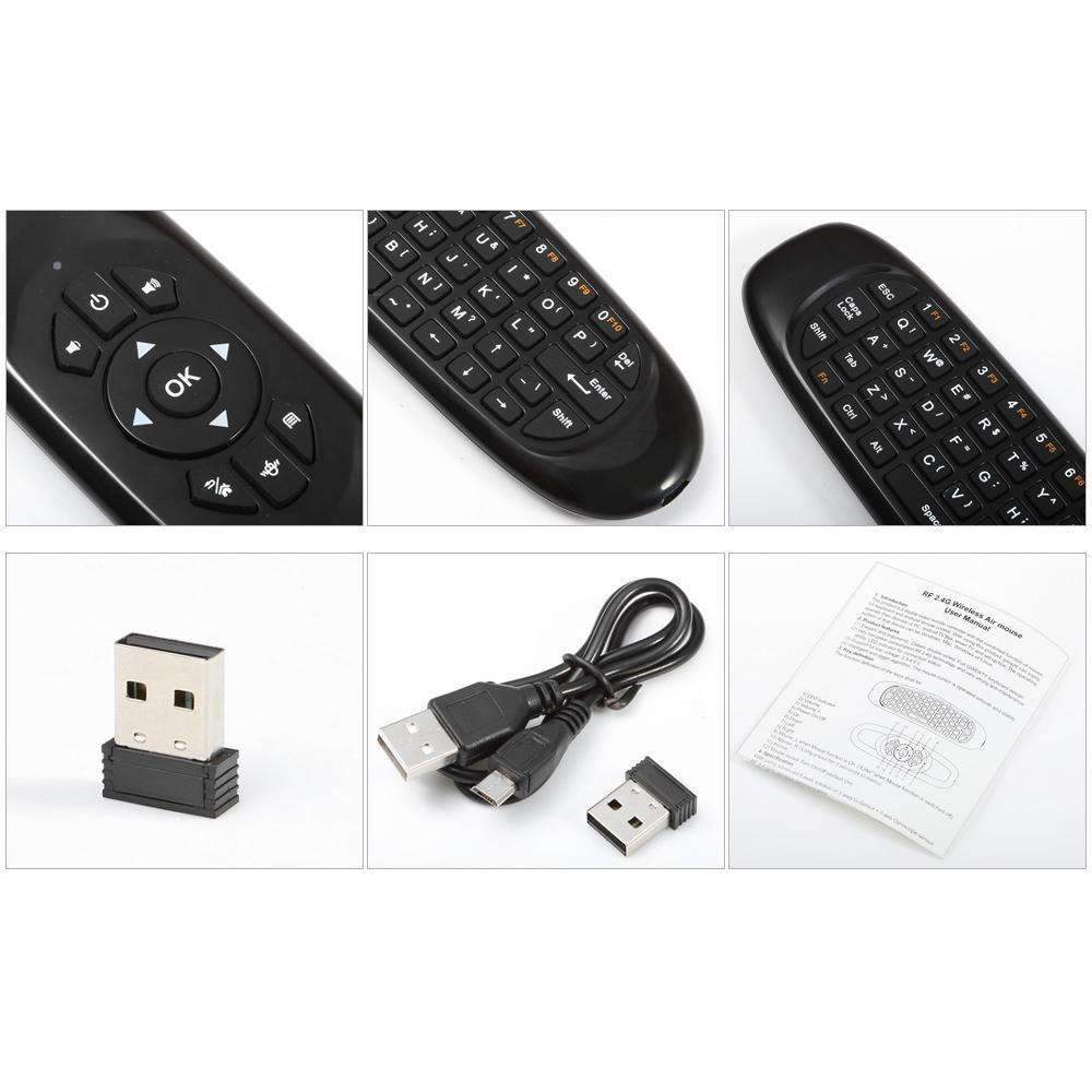 Norvo | Air Mouse Tastatur - La enheten velge hvilket som helst menyelement med letthet!