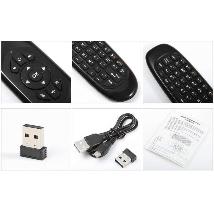 Norvo | Air Mouse Tastatur - La enheten velge hvilket som helst menyelement med letthet!