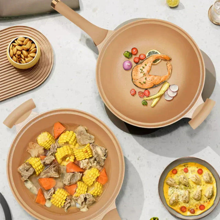 Norvo | Multifunksjonell Wokpanne med Non-Stick Belegg - CookFlex