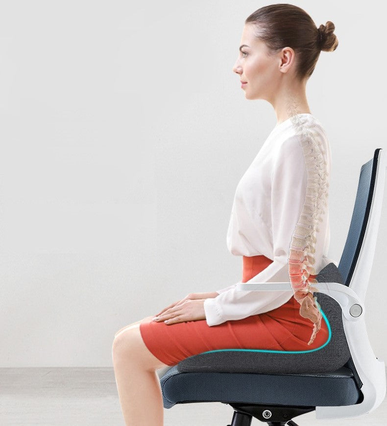 Norvo | DreamRest™ | L Form Minne Skumm Ortopedisk Puter for Ryggsmerte Lindring & Komfort Støtte