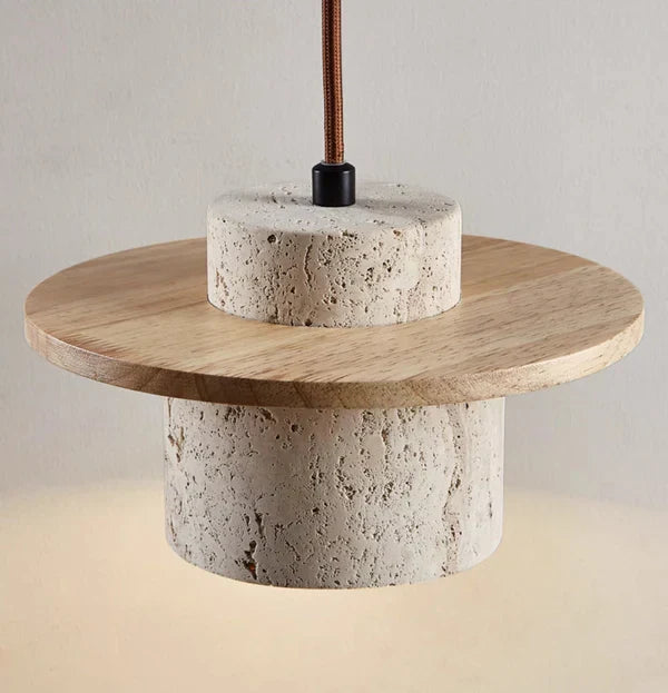 Norvo | EarthLuxe krystallampe - Luksuriøs travertin design krystallampe