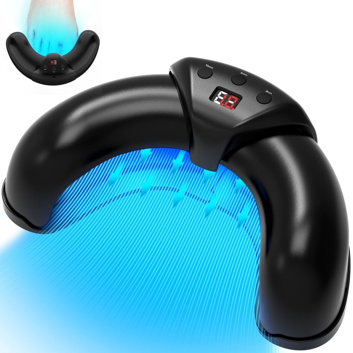 Norvo | NailCare Light – Skånsom LED Neglepleie Enhet for Fingernail & Tånegl