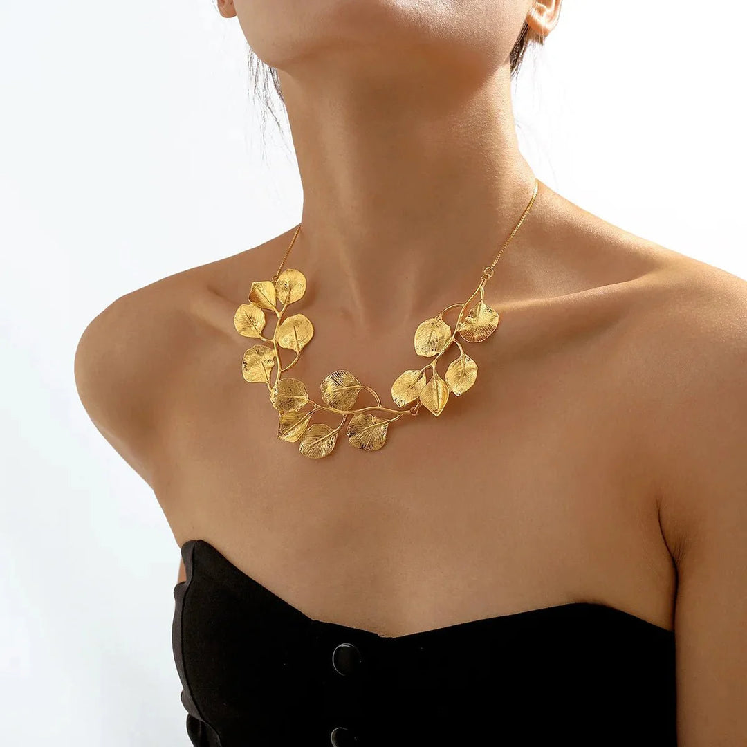 Norvo | Natures Leaf Statement Necklace