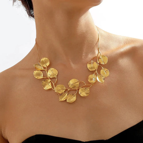 Norvo | Natures Leaf Statement Necklace