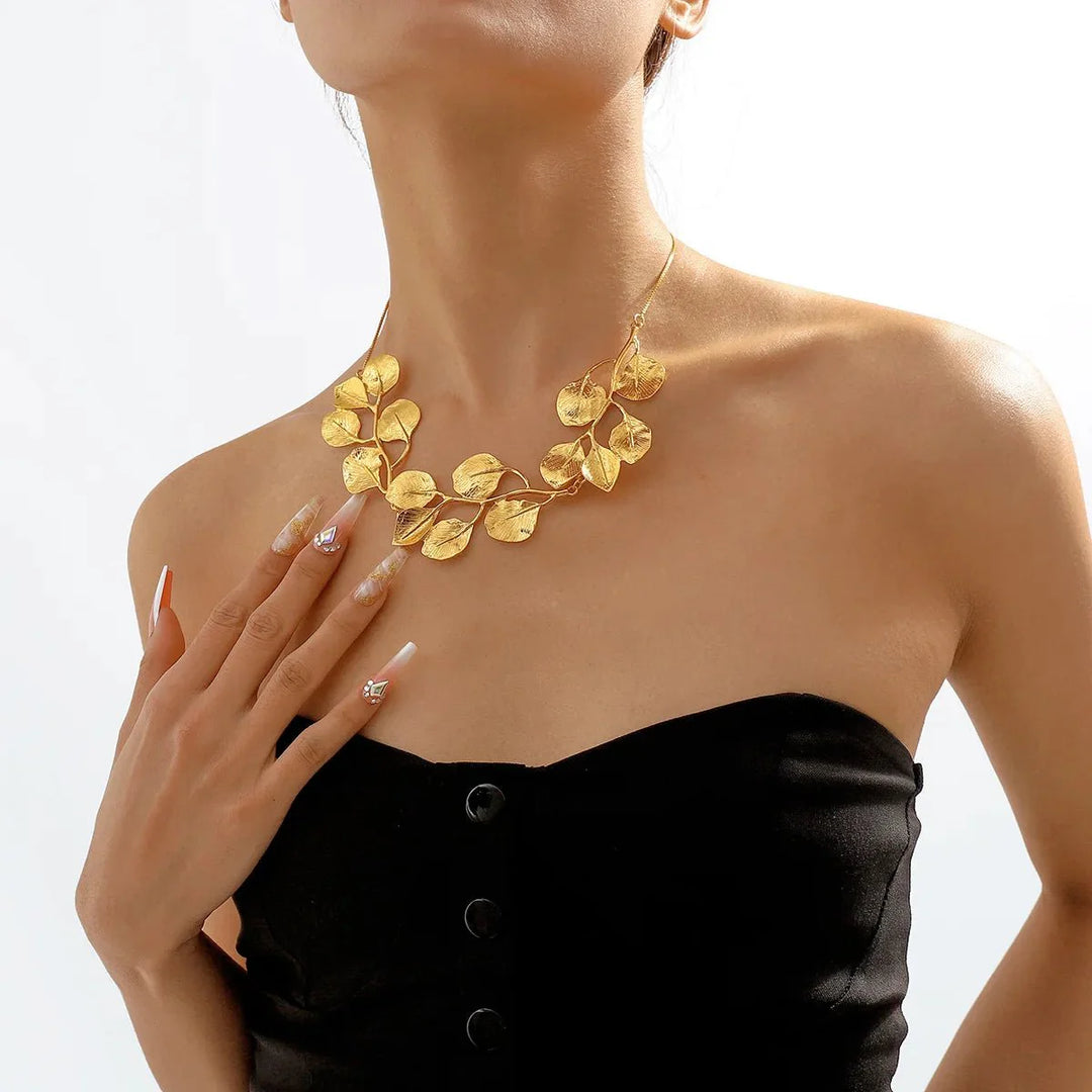 Norvo | Natures Leaf Statement Necklace