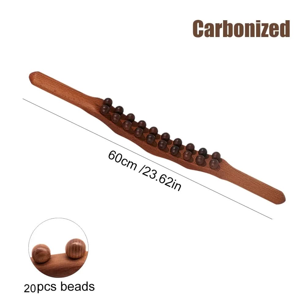 Norvo | WoodEase Pro – Gua Sha massasje pinne laget av tre for muskelavslapping (60 cm)