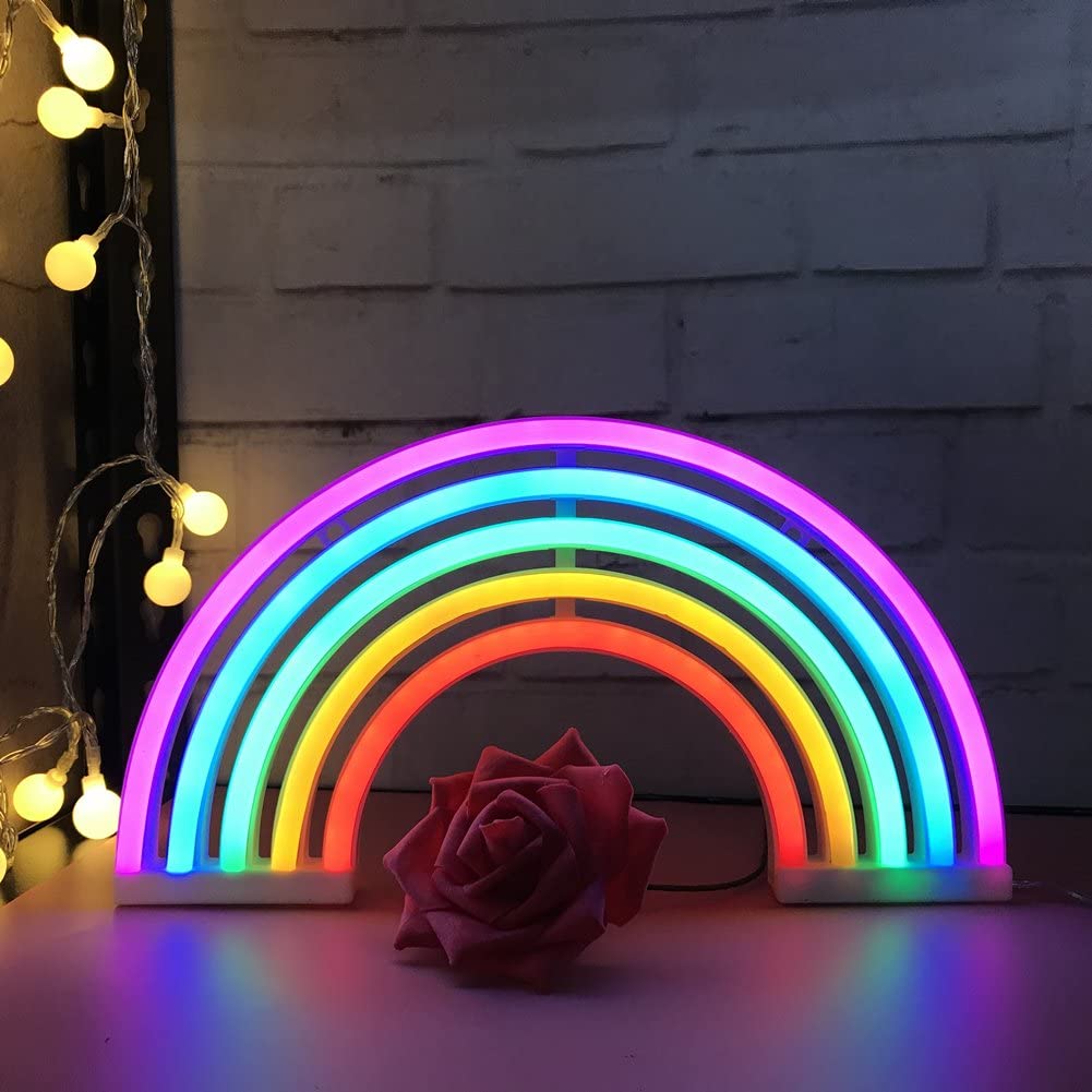 Norvo | Neon Regnbue Skjold