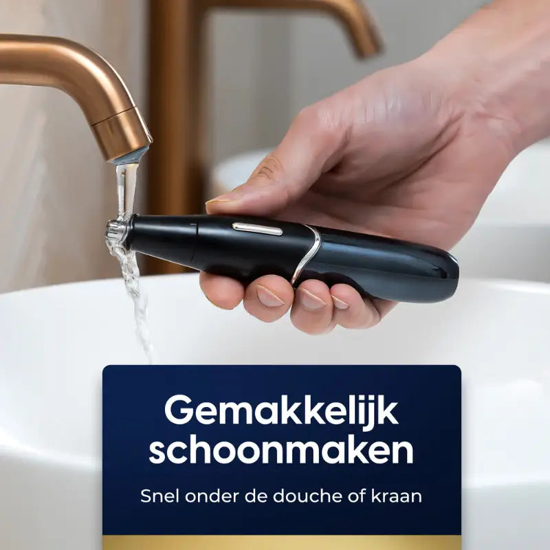 Norvo | TrimPro Nese- og Øyenbrynstrimmer med LCD-skjerm og IPX6 Vanntett Design