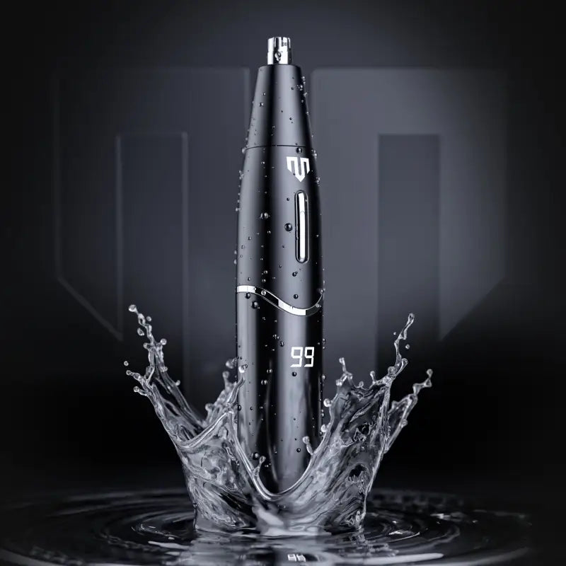 Norvo | TrimPro Nese- og Øyenbrynstrimmer med LCD-skjerm og IPX6 Vanntett Design