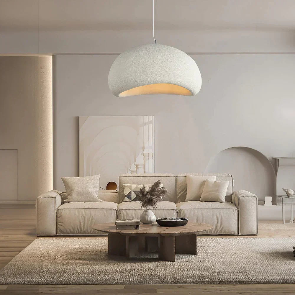 Norvo | ZenGlow Wabi Sabi Pendellampe | Minimalistisk Design | Elegant Hengelampe for Stue og Spisestue