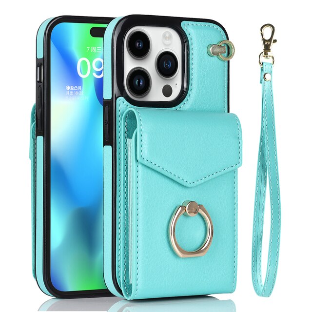 Norvo | Premium etui | Lær iPhone-etui med lommebok