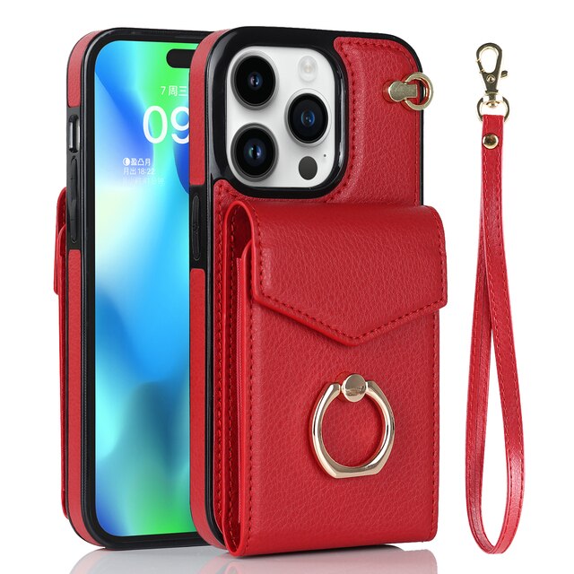 Norvo | Premium etui | Lær iPhone-etui med lommebok