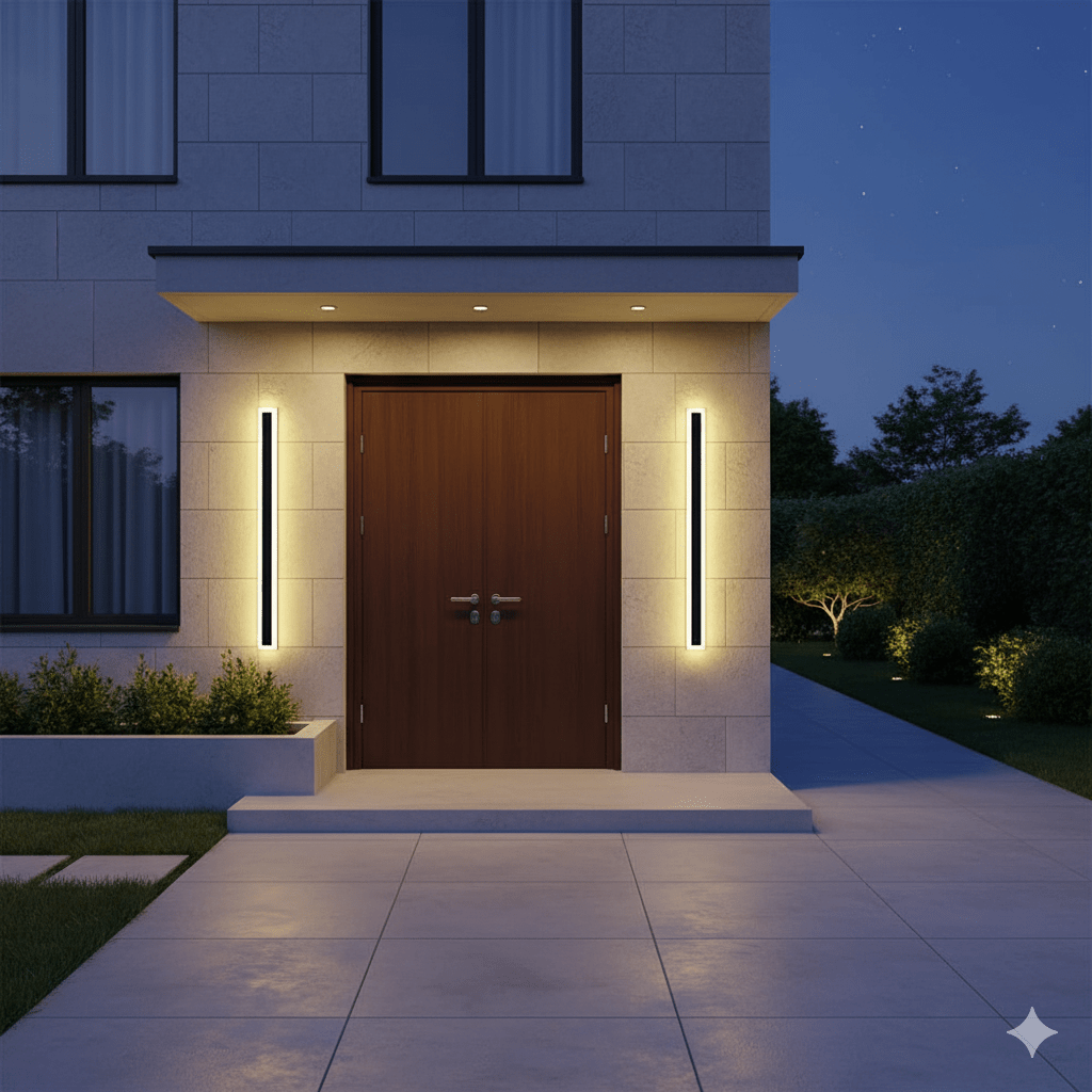 Norvo | NOCTARA – Elegant Moderne Utendørs Vegglampe for Hage & Balkong