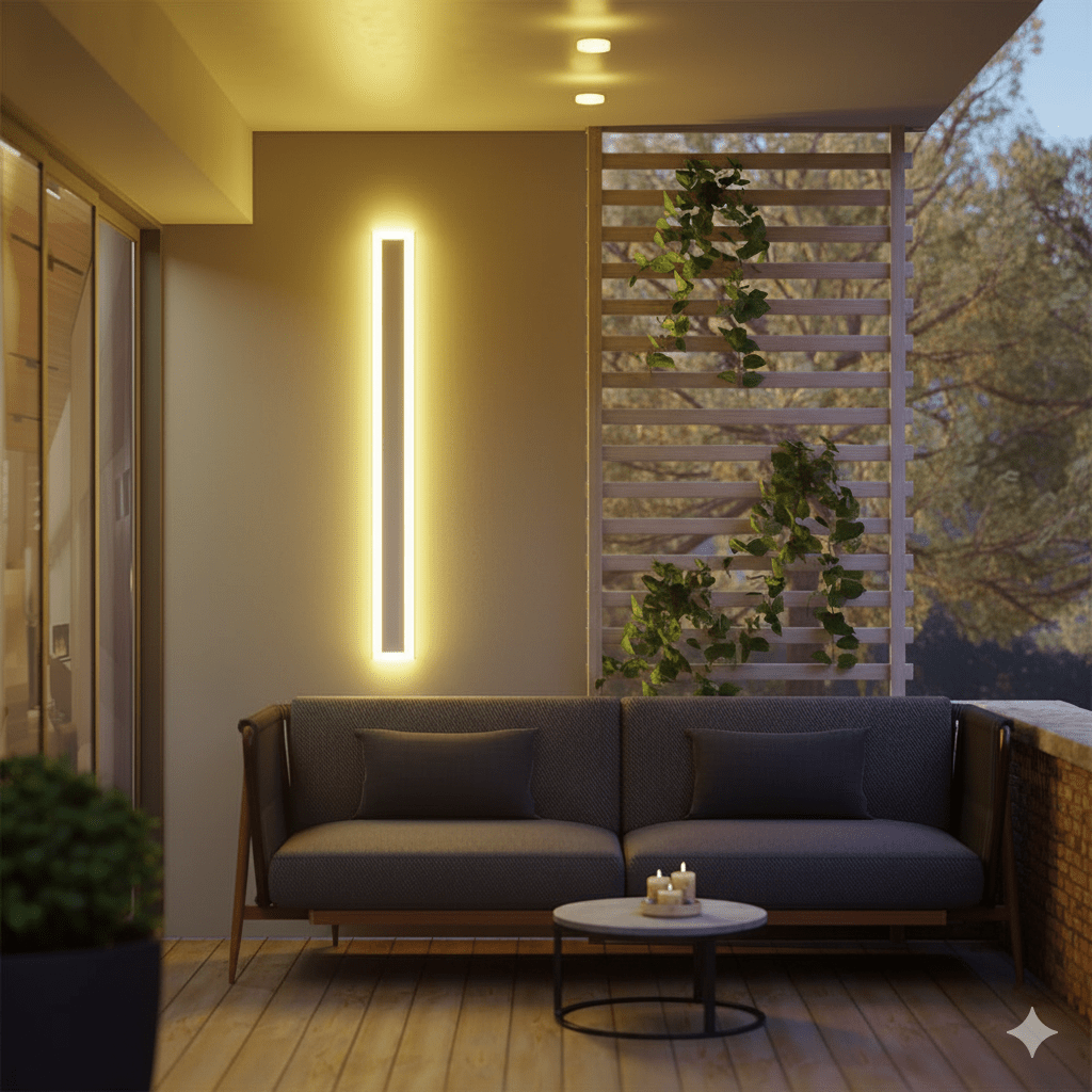 Norvo | NOCTARA – Elegant Moderne Utendørs Vegglampe for Hage & Balkong