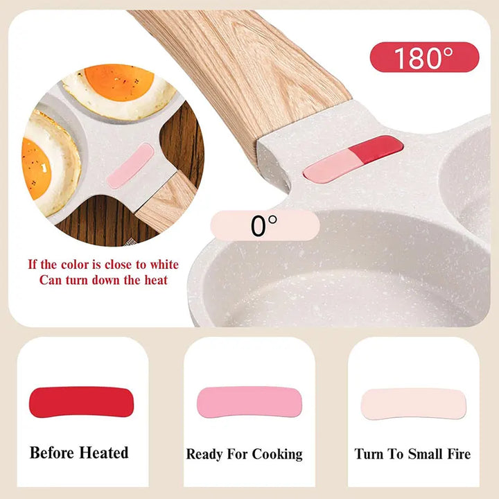 Non-stick egg stekepanne med lokk kjøkken frokost grill panne | Norvo