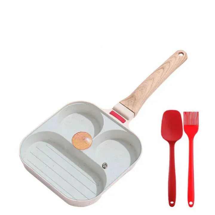 Non-stick egg stekepanne med lokk kjøkken frokost grill panne | Norvo