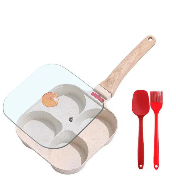 Non-stick egg stekepanne med lokk kjøkken frokost grill panne | Norvo