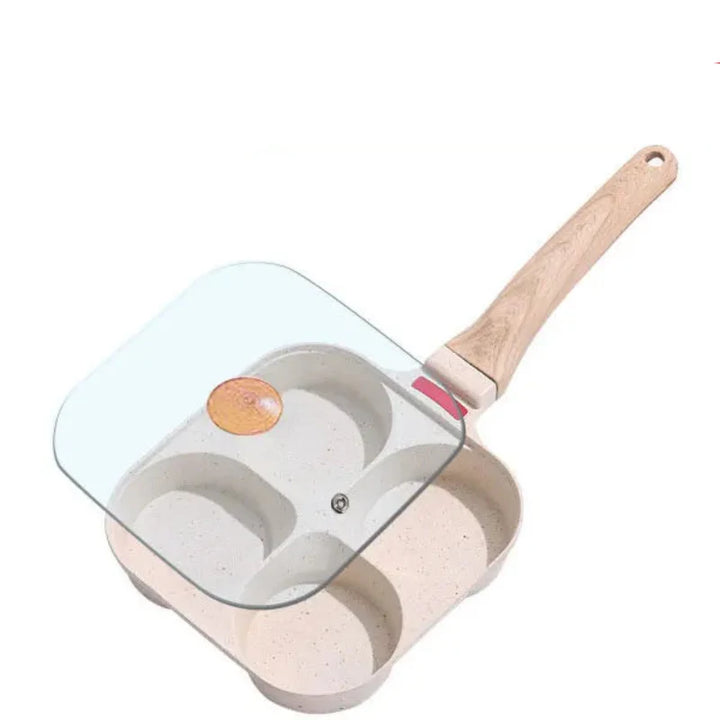 Non-stick egg stekepanne med lokk kjøkken frokost grill panne | Norvo