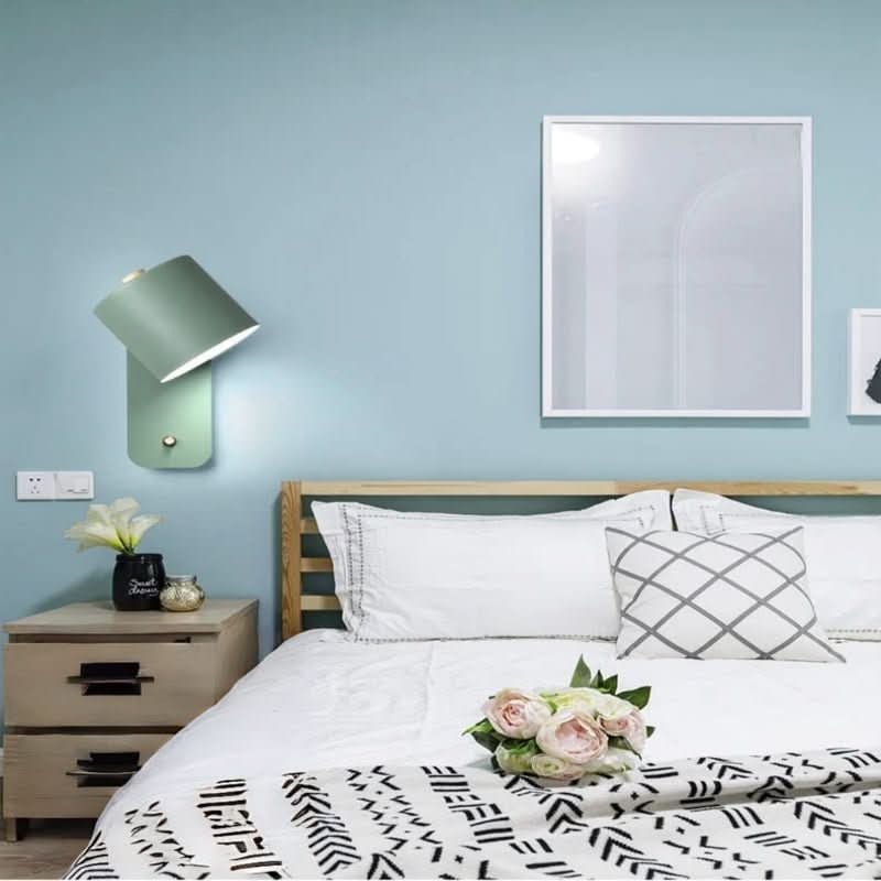 Norvo | Moderne nordisk LED-vegglampe med bryter