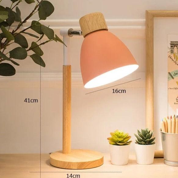 Norvo | Nordisk Bordlampe | Tre, Jern