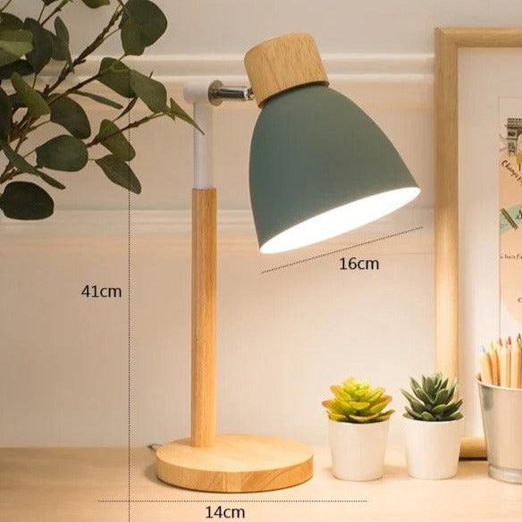 Norvo | Nordisk Bordlampe | Tre, Jern