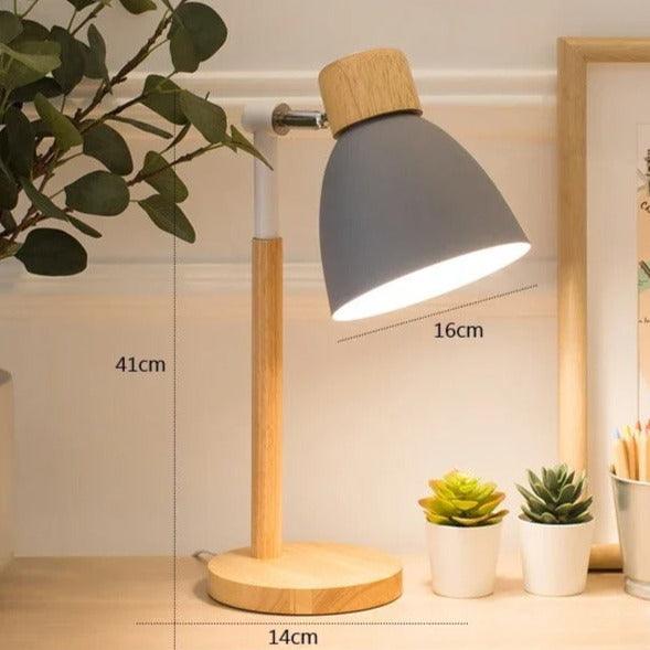 Norvo | Nordisk Bordlampe | Tre, Jern