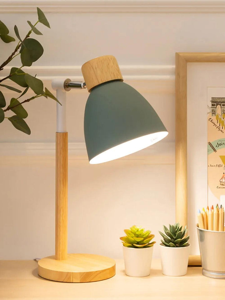 Norvo | Nordisk Bordlampe | Tre, Jern