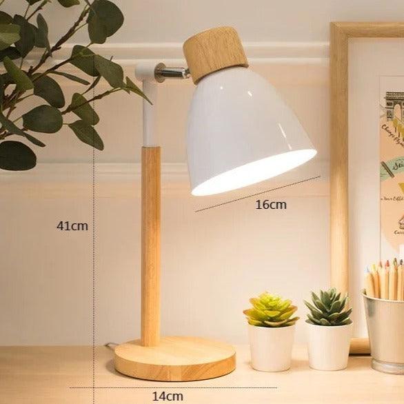 Norvo | Nordisk Bordlampe | Tre, Jern