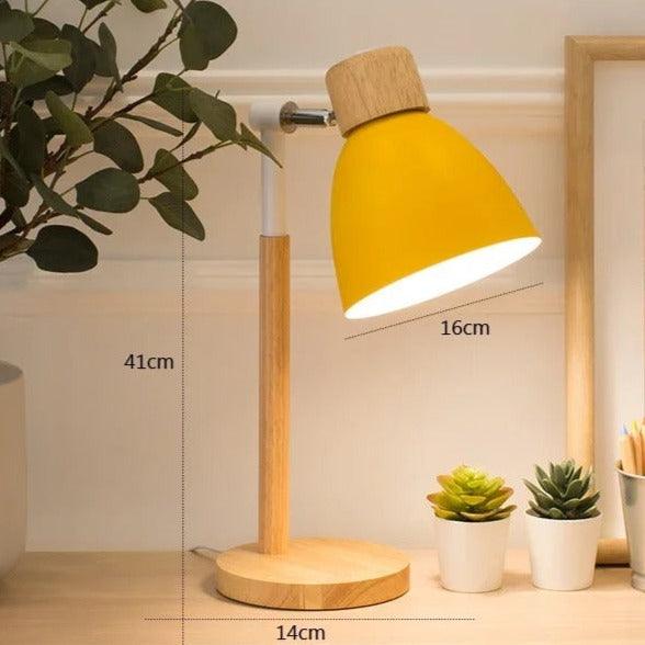 Norvo | Nordisk Bordlampe | Tre, Jern