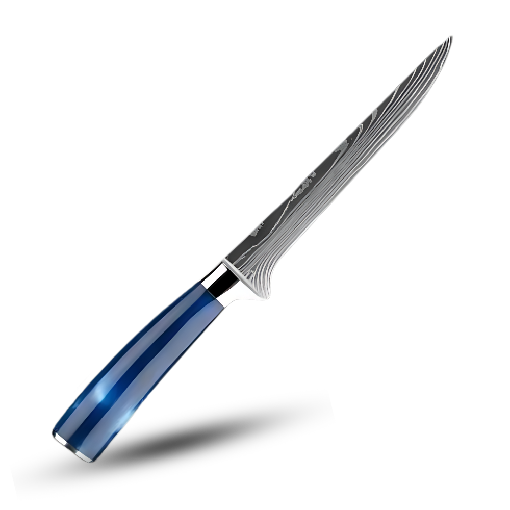 Havblå japanske kniver