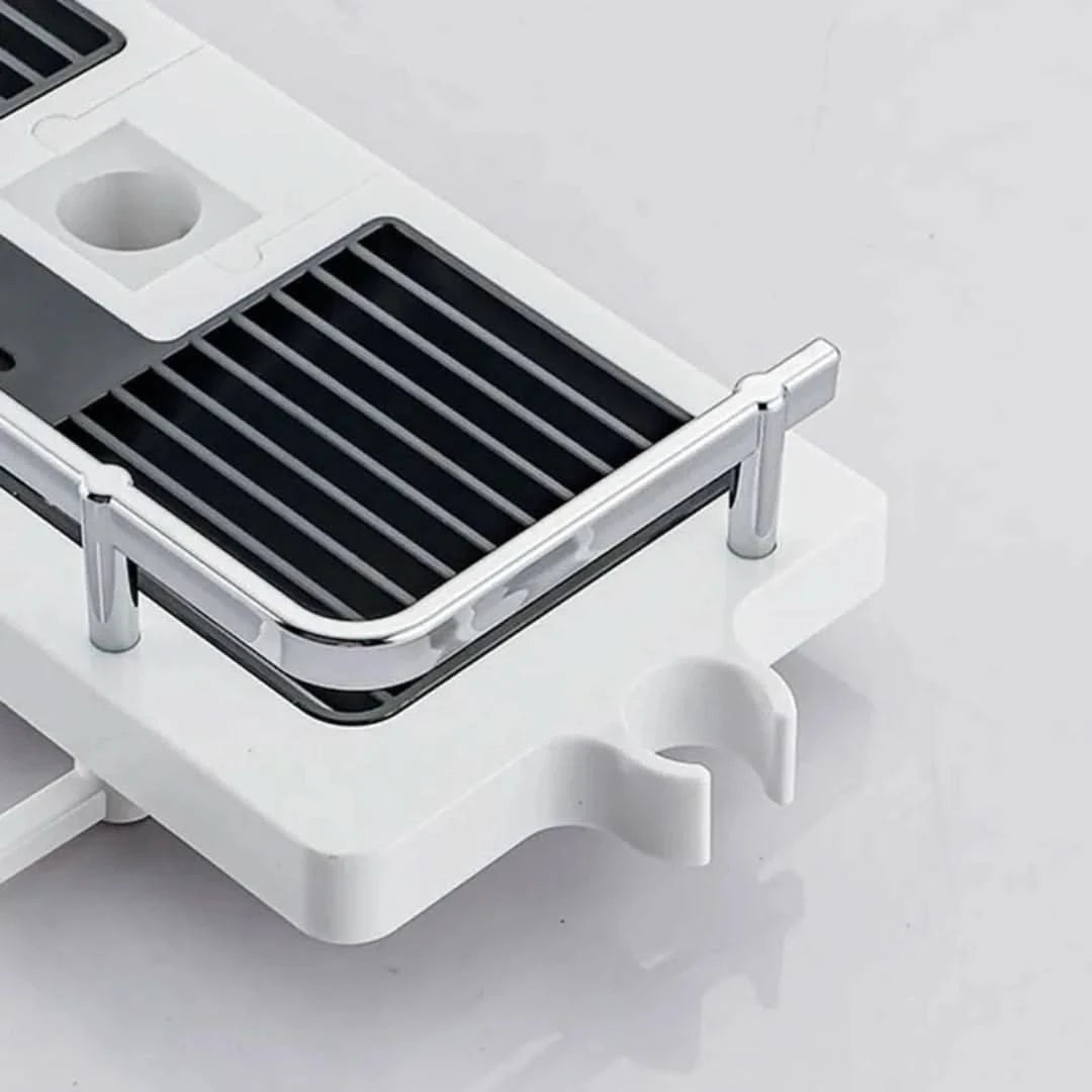 Norvo | Clixor – Selvklebende oppbevaringshylde for dusj uten boring