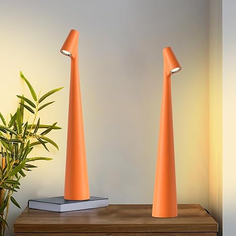 Norvo | Bordlampe Moderne Rød Metall LED Lys