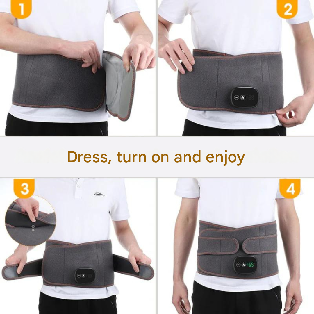 Norvo | Ortopedisk Ryggband med Infrarød Terapi - ThermaLum