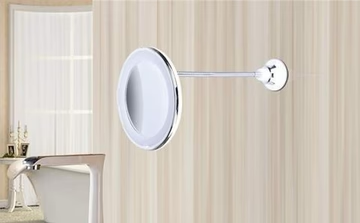 Norvo | 10X LED speil med sugekopp