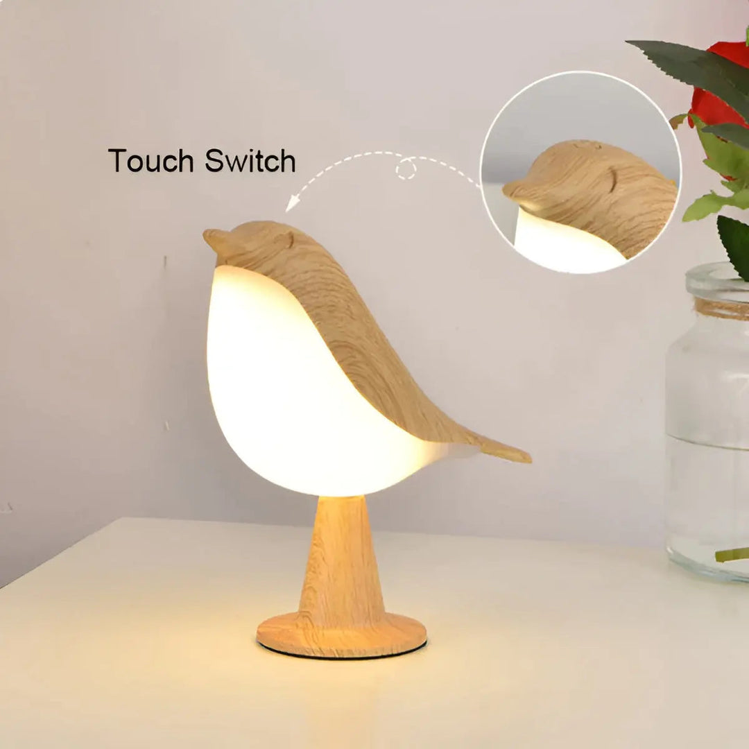 Norvo | Fugl Lampe - Lumina - Berøringskontroll - Aromaterapi