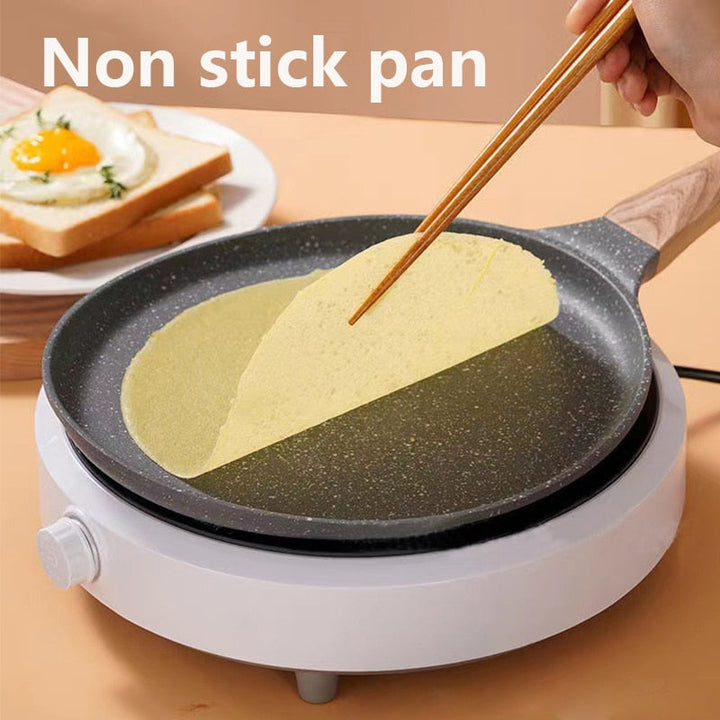 Pan Crepe Pannekepanne Nonstick Stekepanne med Trehåndtak Kjele | Norvo