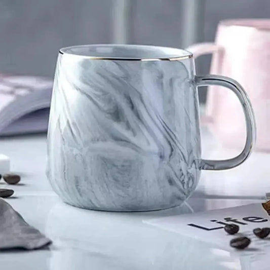 Norvo | Kaffeekopp i keramikk i pastellfarge med marmor mønster