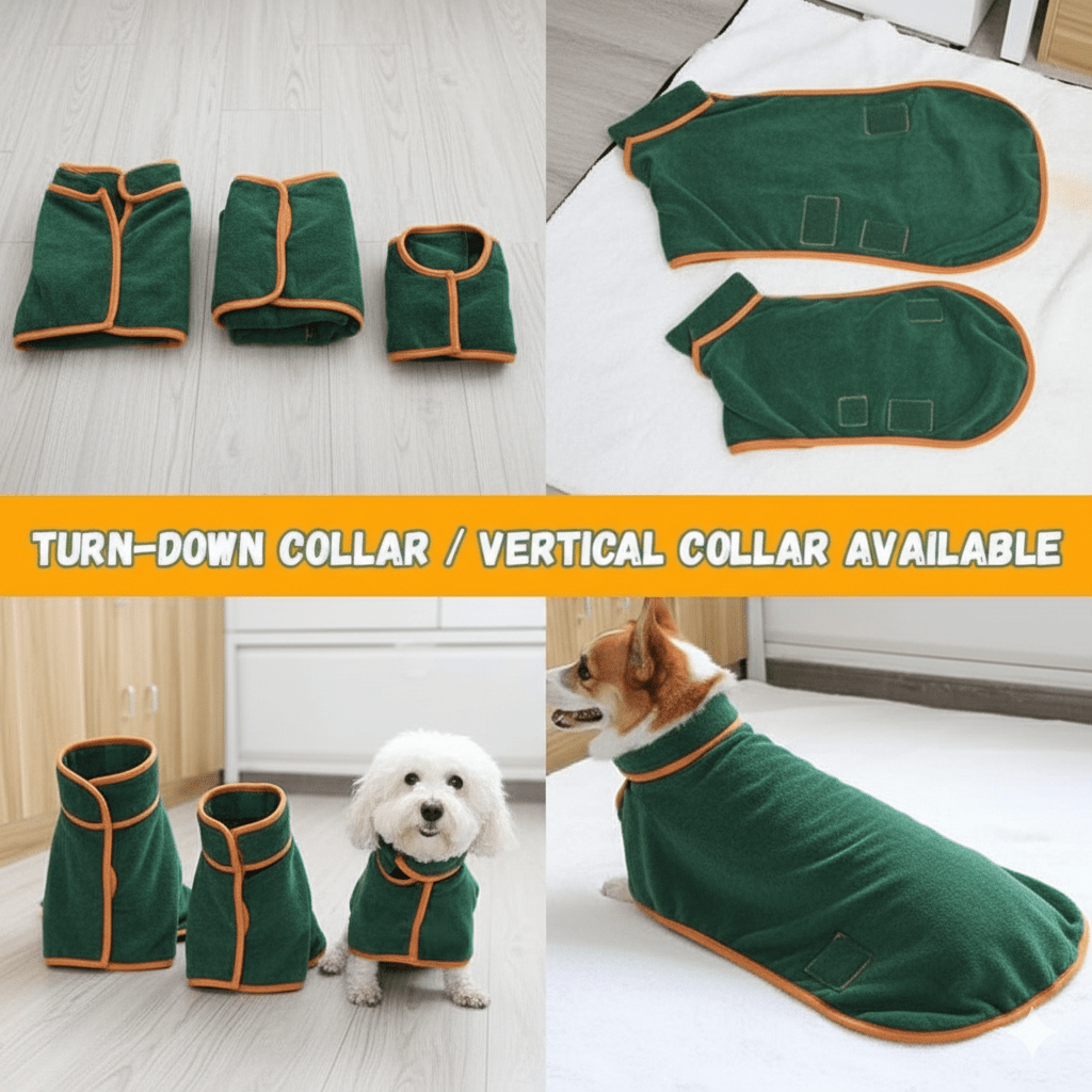 Norvo | PAWFLECT – Super Absorberende Hundejakke for Rask Tørking og Komfort