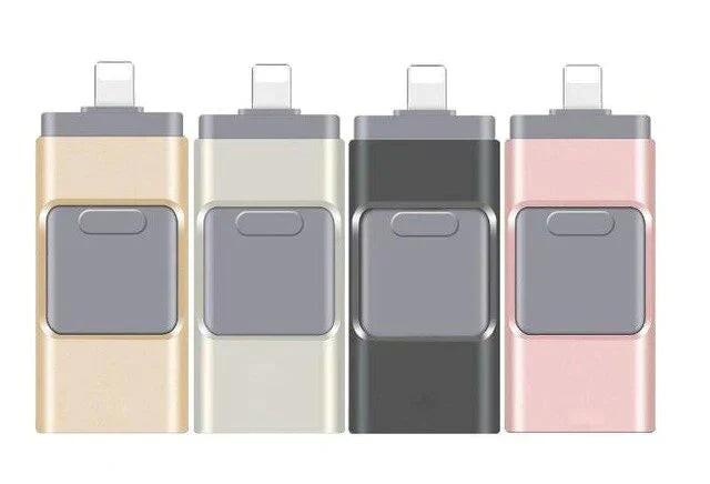 Norvo | DataFlex 4-i-1 Minnepinne – USB-lagring for telefon, nettbrett og PC