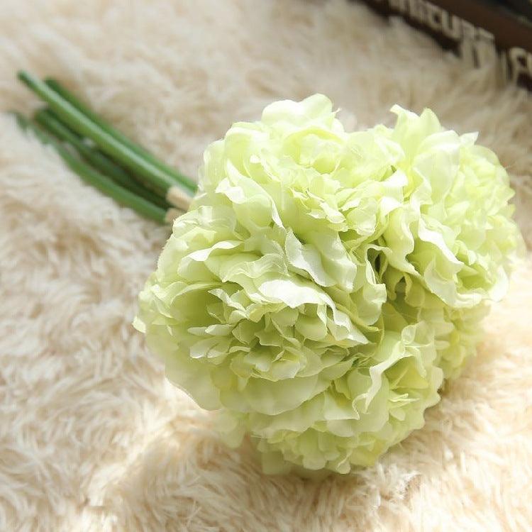Norvo | Elegant Peony Silke Blomst Bunt - Sett av 5 Hoder