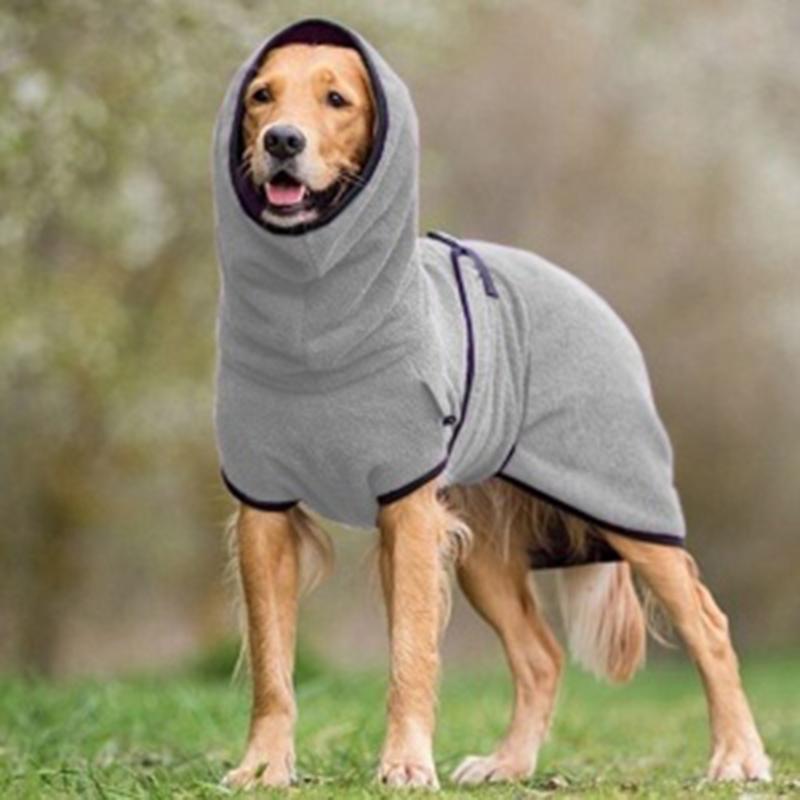 Norvo | CozyPaws - Fleece-Hundjakke med Hette for Varme og Komfort
