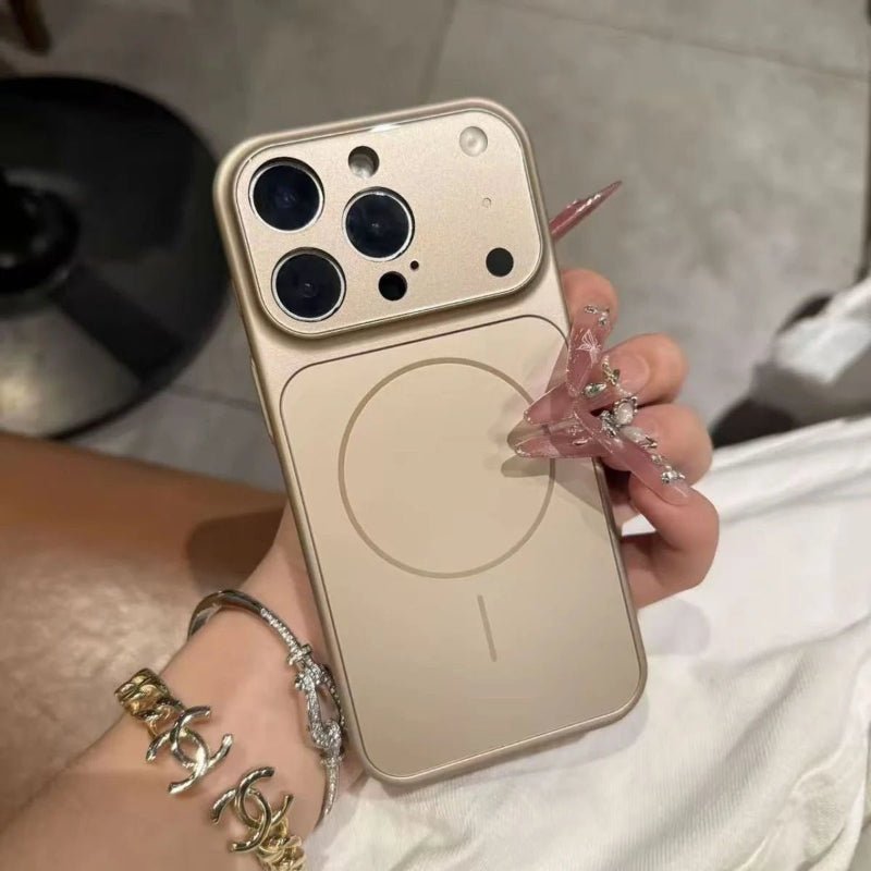 Norvo | PHANTOMSHELL – Slim Frosted Glass MagSafe Case for iPhone